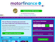 Tablet Screenshot of motorfinance4u.com